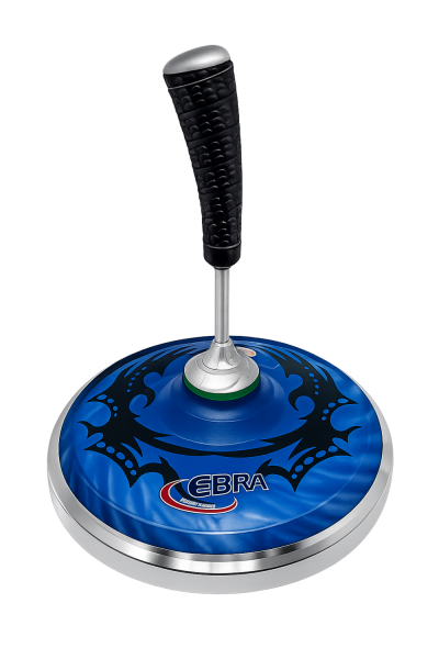 eisstock24 Eisstock EBRA Racer Flame Blue