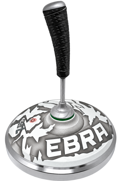 eisstock24 Eisstock EBRA Racer de Luxe Ebra White