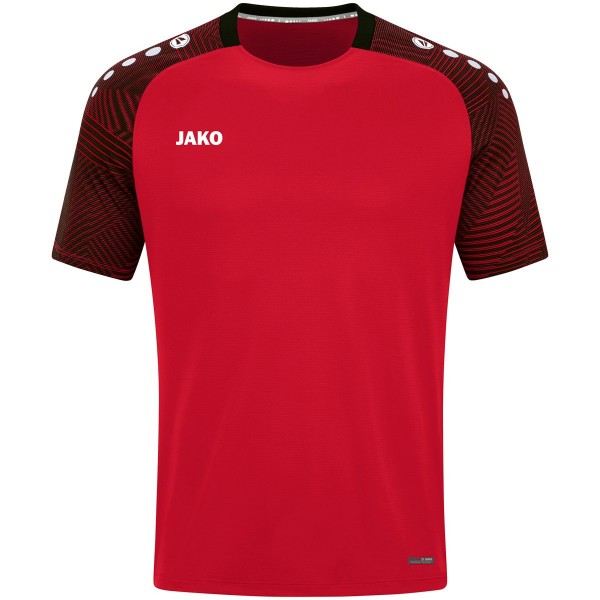 eisstock24 JAKO T-Shirt Performance Rot Schwarz