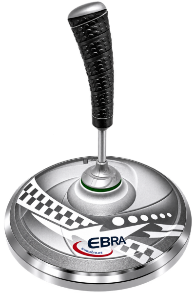 eisstock24 Eisstock EBRA Racer Target White