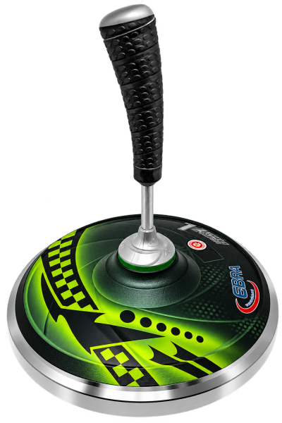 eisstock24 Eisstock EBRA Racer de Luxe Target Green