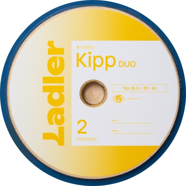 LADLER Modell 2 Kippplatte "Kipp" DUO - Eisstock / Winterlaufsohle neues Design